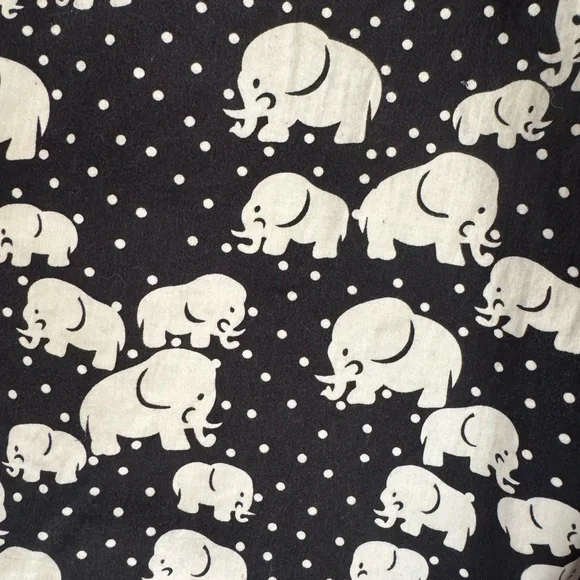 Anthropologie Porridge Elephant Print Strapless Dress, Size 6 - Picture 6 of 13